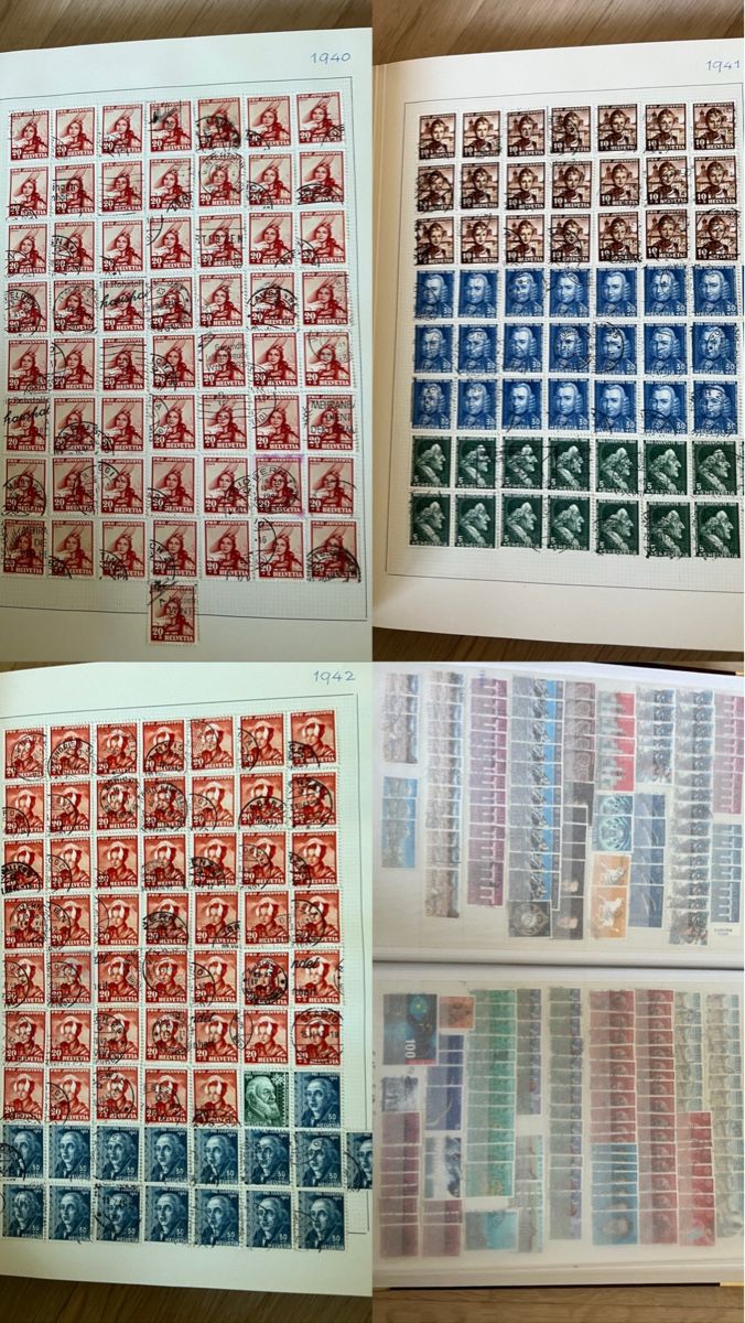 Tutti i francobolli: Grosser Stöberposten Briefmarken Schweiz – Usato da Braunau venduto da Desil2511 3