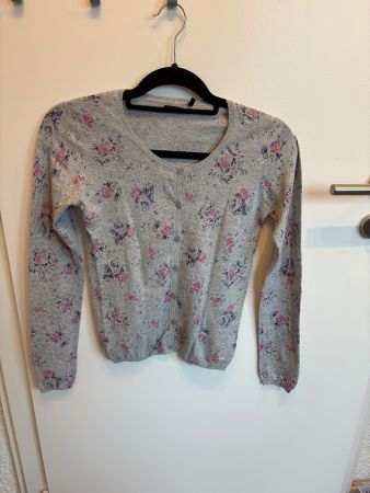 ✨ Cardigan IKKS à fleurs rose & bleu T.XS