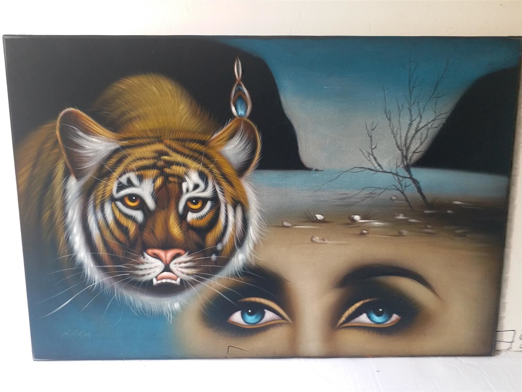 Poster & Bilder: Paisan "Tiger" Samt Bild – Gebraucht aus Zürich von Galerie-Kunst