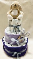Windeltorte gross, violett