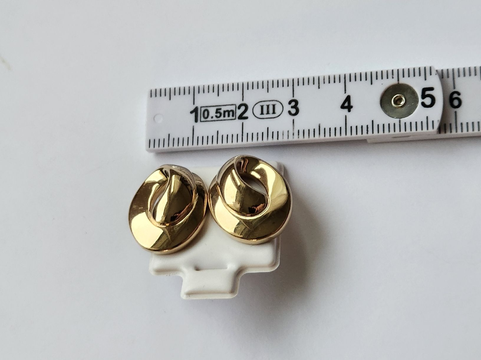 Orecchini pendenti & Orecchini a lobo: Gold Ohrringe, elegant & modern, Statement, PL – Usato da St. Gallen venduto da GIULESGG 4