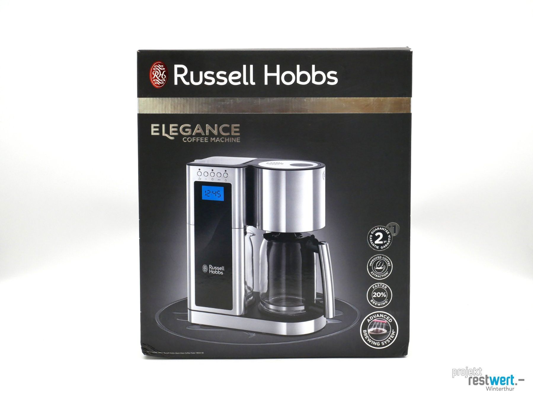 Russell Hobbs Kaffeemaschinen & Espressomaschinen: RUSSEL HOBBS Elegance Filterkaffeemaschine Silber – Neu (gemäss Beschreibung) aus Winterthur von Restwert_Winterthur 5