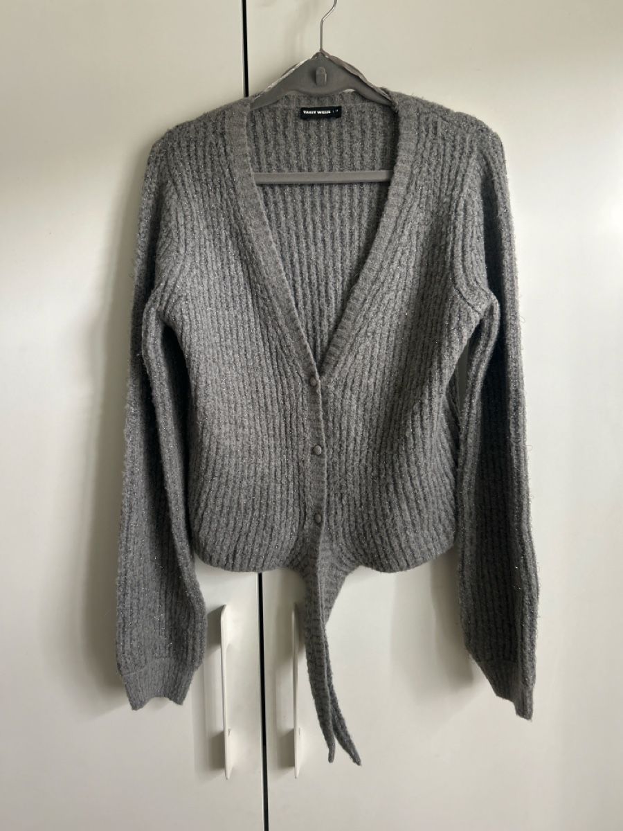 Maglioni & Felpe: Tally Weijl Strickjacke, Gr. M, Grau mit Glitzer – Usato da Riehen venduto da S______ 3