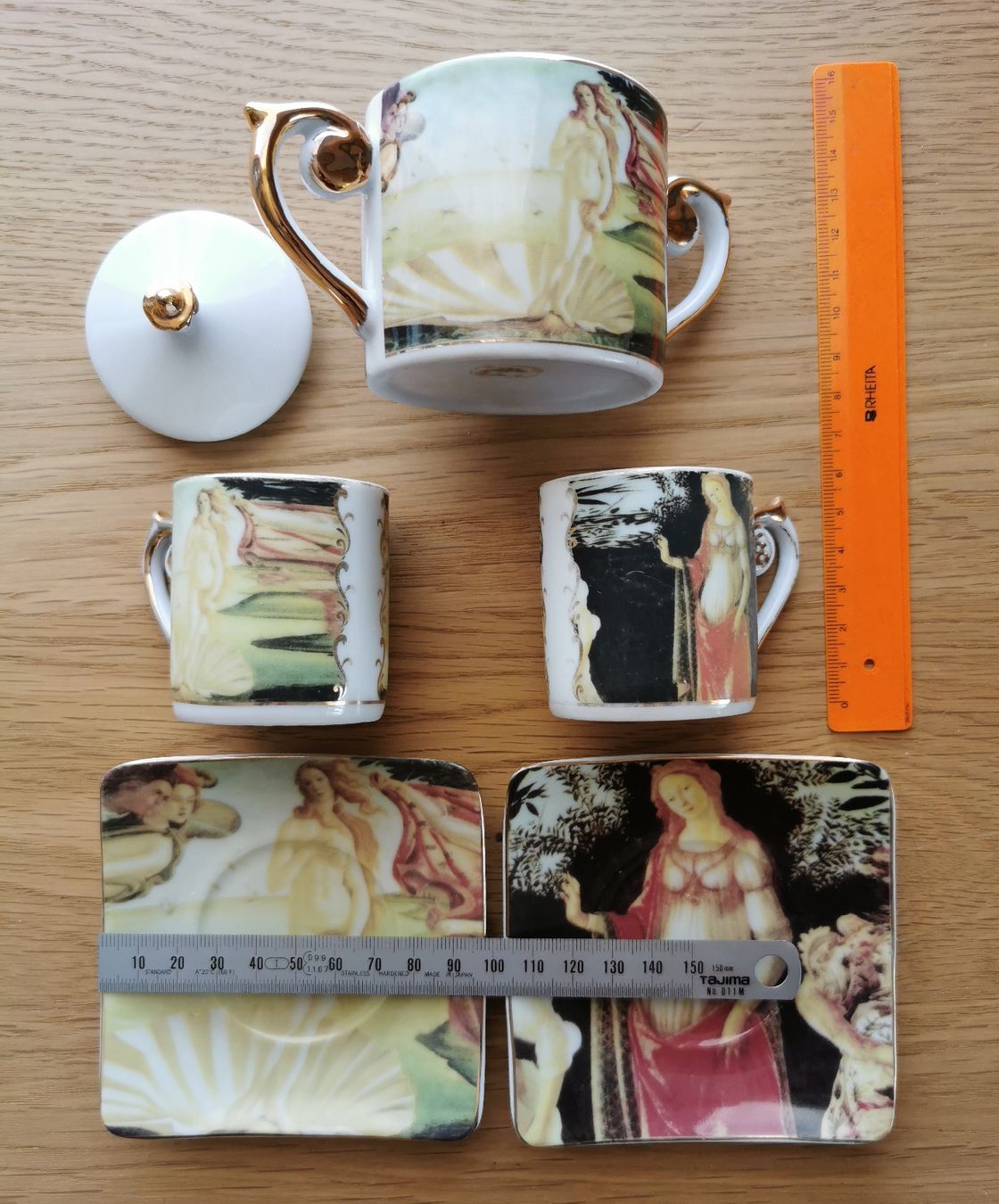 Maisons du monde Set di piatti: Botticelli Tassen Set, Maison Collection, Vintage – Usato da Frasnacht venduto da krutsta1 1
