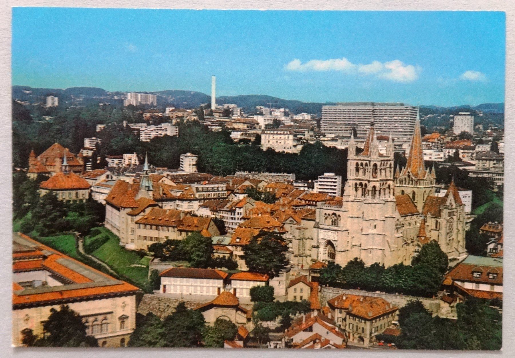 Cartoline postali: Lausanne, vue générale – Usato da Fétigny venduto da Billy2miny