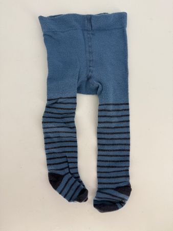 Baby Strumpfhose blau Gr. 74/80 von impidimpi 