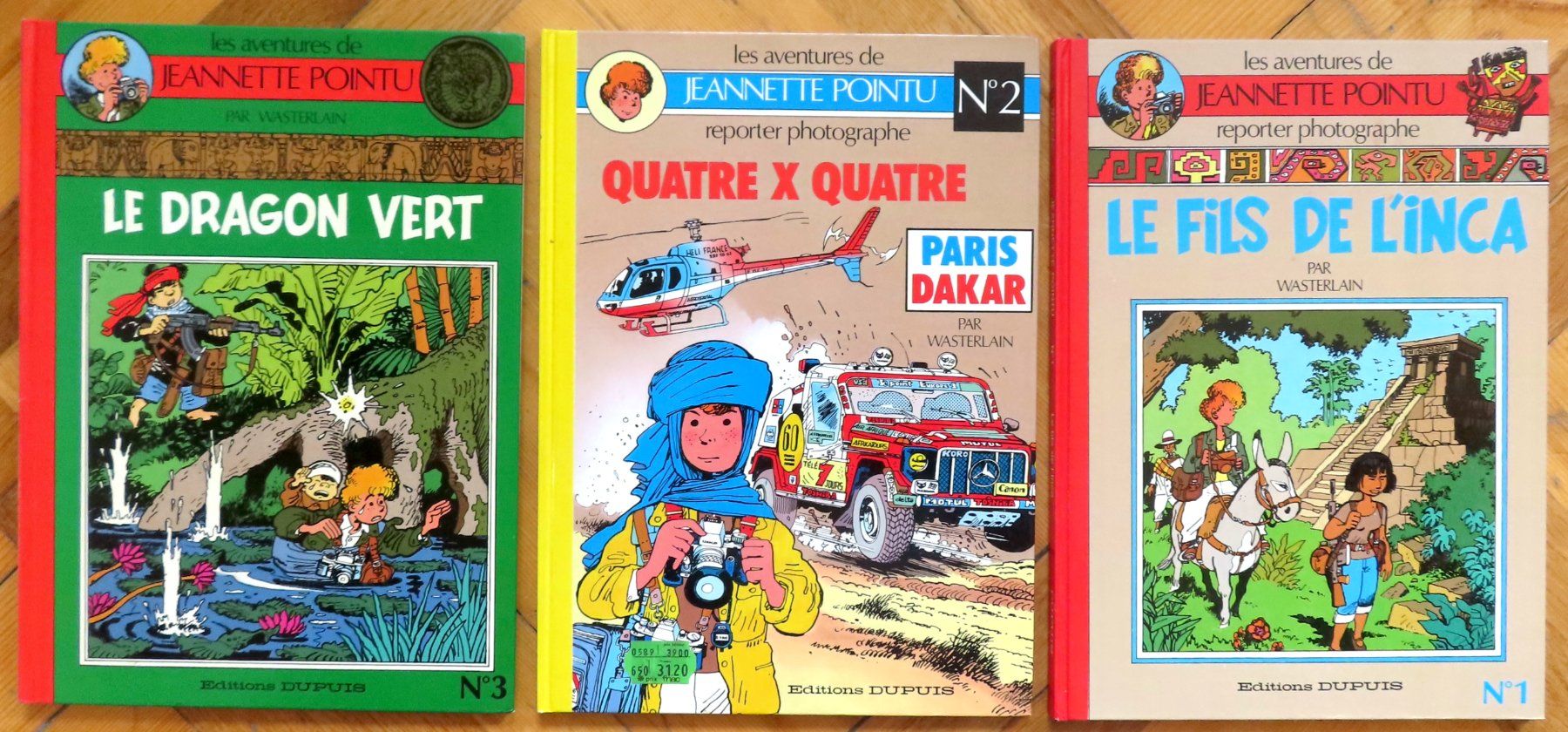 Fumetti: Wasterlain - Jeannette Pointu 1 à 10, éditions originales – Usato da Le Locle venduto da LibrairieLaBergerie 1