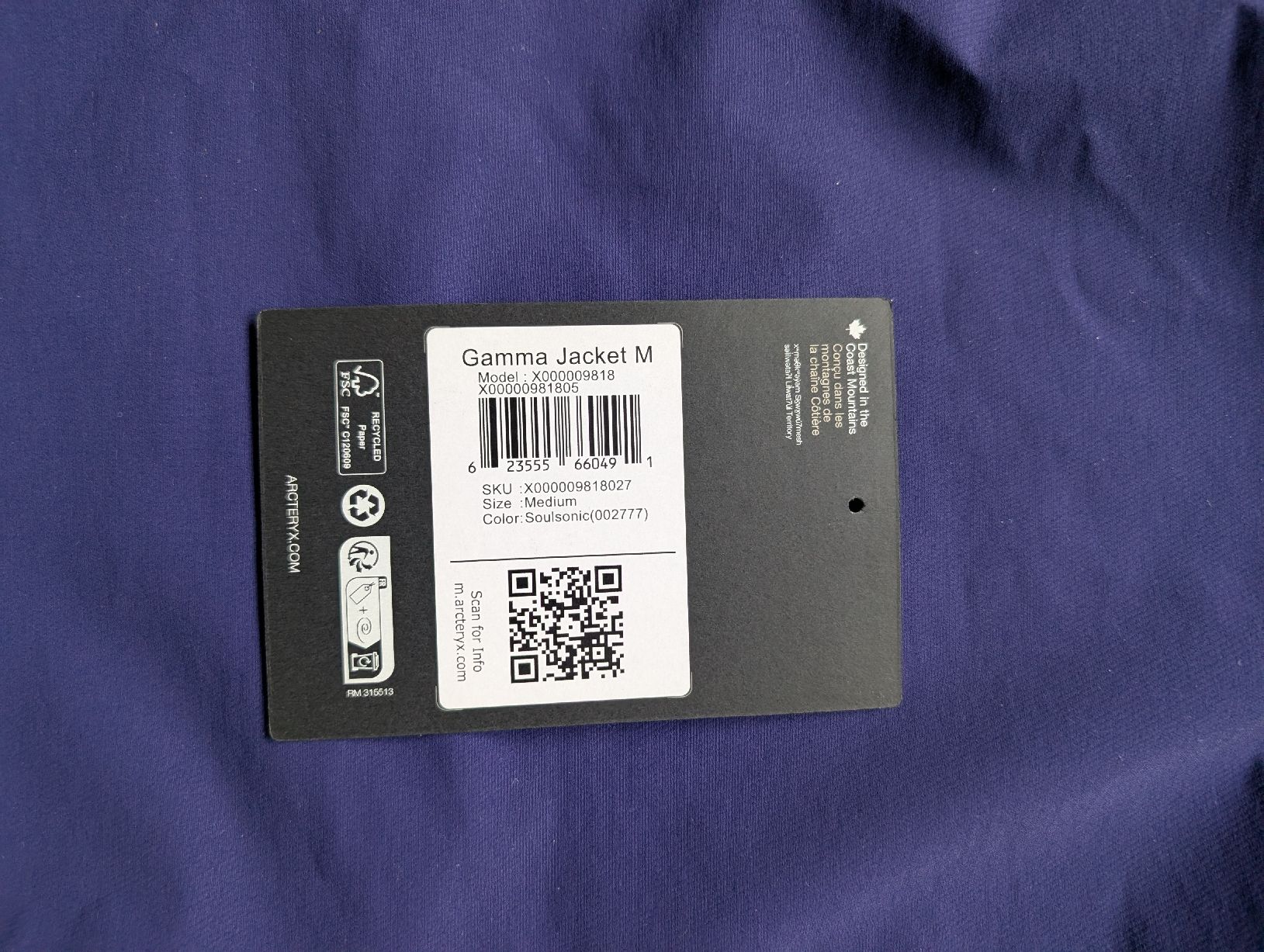 Arcteryx Giacche: ARC'TERYX Gamma Jacket Men M – Usato da Adliswil venduto da heiserhorn 3