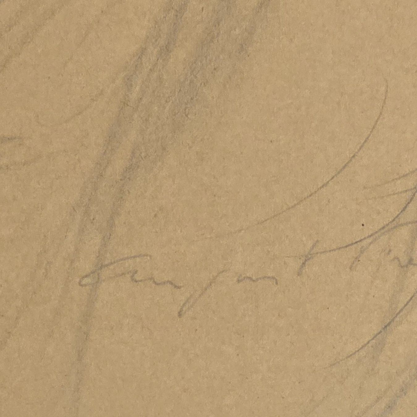 Dipinti: August Frey. Bleistiftzeichnung. Signiert – Usato da Reinach BL venduto da Pendling 3