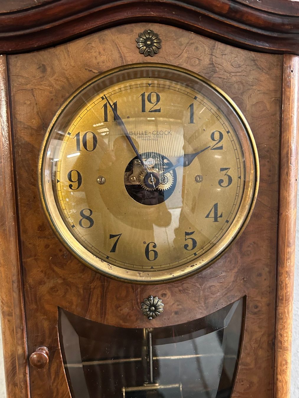 Orologi da terra & Orologi da parete: TOP RAR ELECTRIC BULLE WALL CLOCK um 1920 – Usato da Sugiez venduto da brockicenter 7