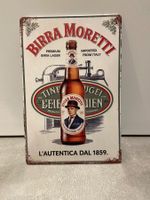 Birra Moretti Italienischen Bier BEER  NEU / Blechschild!