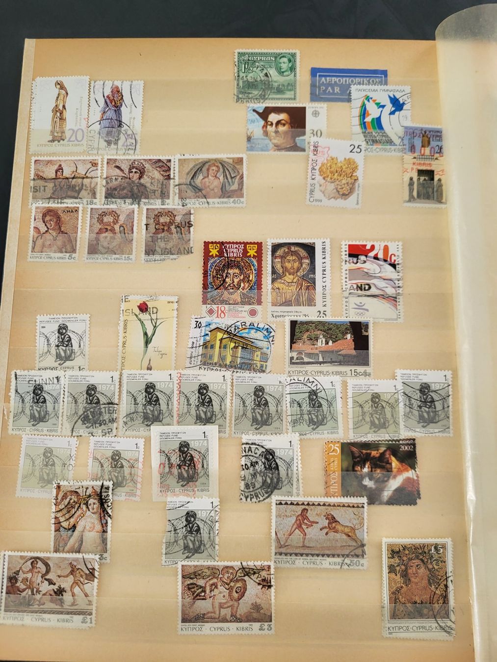 Alle Briefmarken: Sammlung Album Griechenland & Zypern – Gebraucht aus Rümlang von Turrin 6