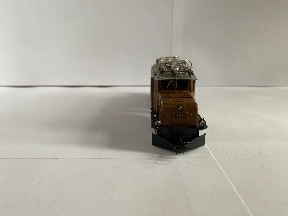 Bemo Modelleisenbahnen: BEMO 1255 121 RhB Ge 6/61 411 – Neu (gemäss Beschreibung) aus Wettingen von Mobacram 1