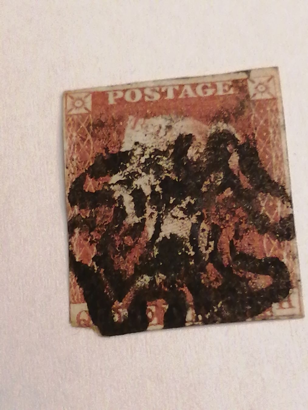 Alle Briefmarken: One Penny Red 1841  – Gebraucht aus Happerswil von tschergi