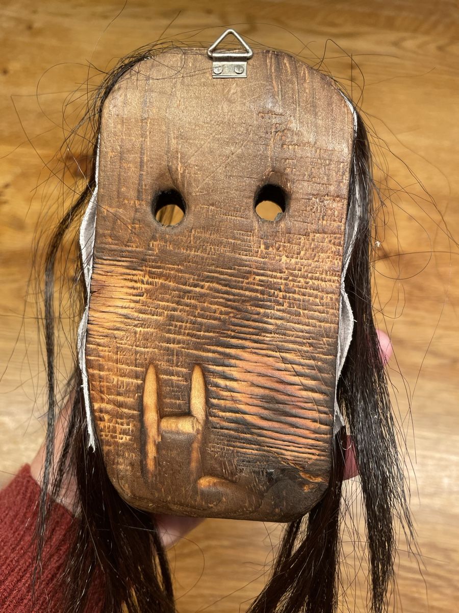 Altro in Antiquarato & Arte: Walliser Holzmaske ca 13cm – Usato da Niederbüren venduto da Poschti_19 2