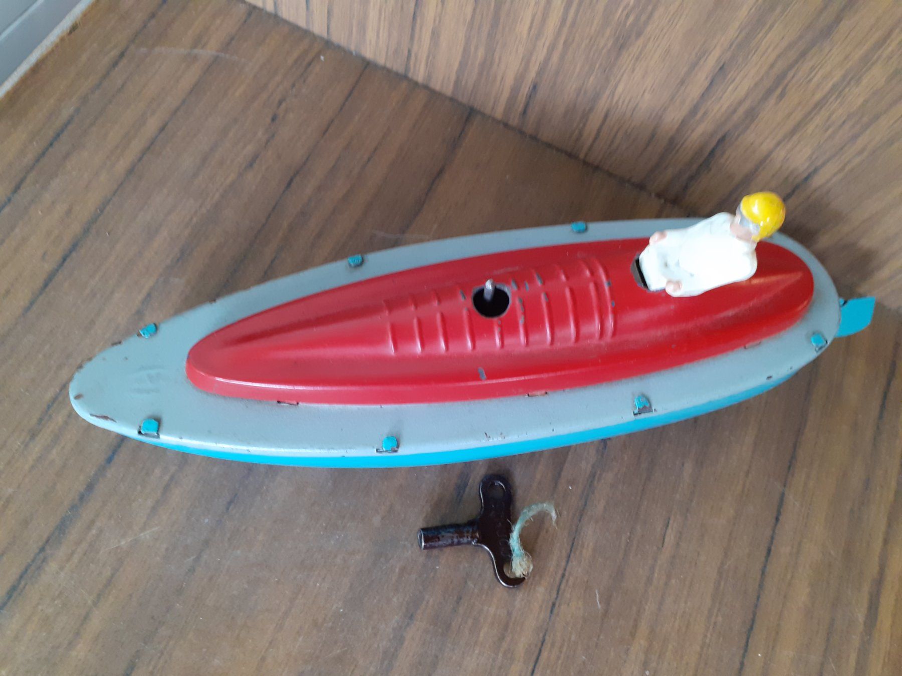 Giocattoli: Boot Motorboot Blechspielzeug antik – Usato da Mörschwil venduto da antiksalon 3