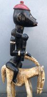 wunderschöner alter Reiter Pferd Senufo Elfenbeinküste 44cm