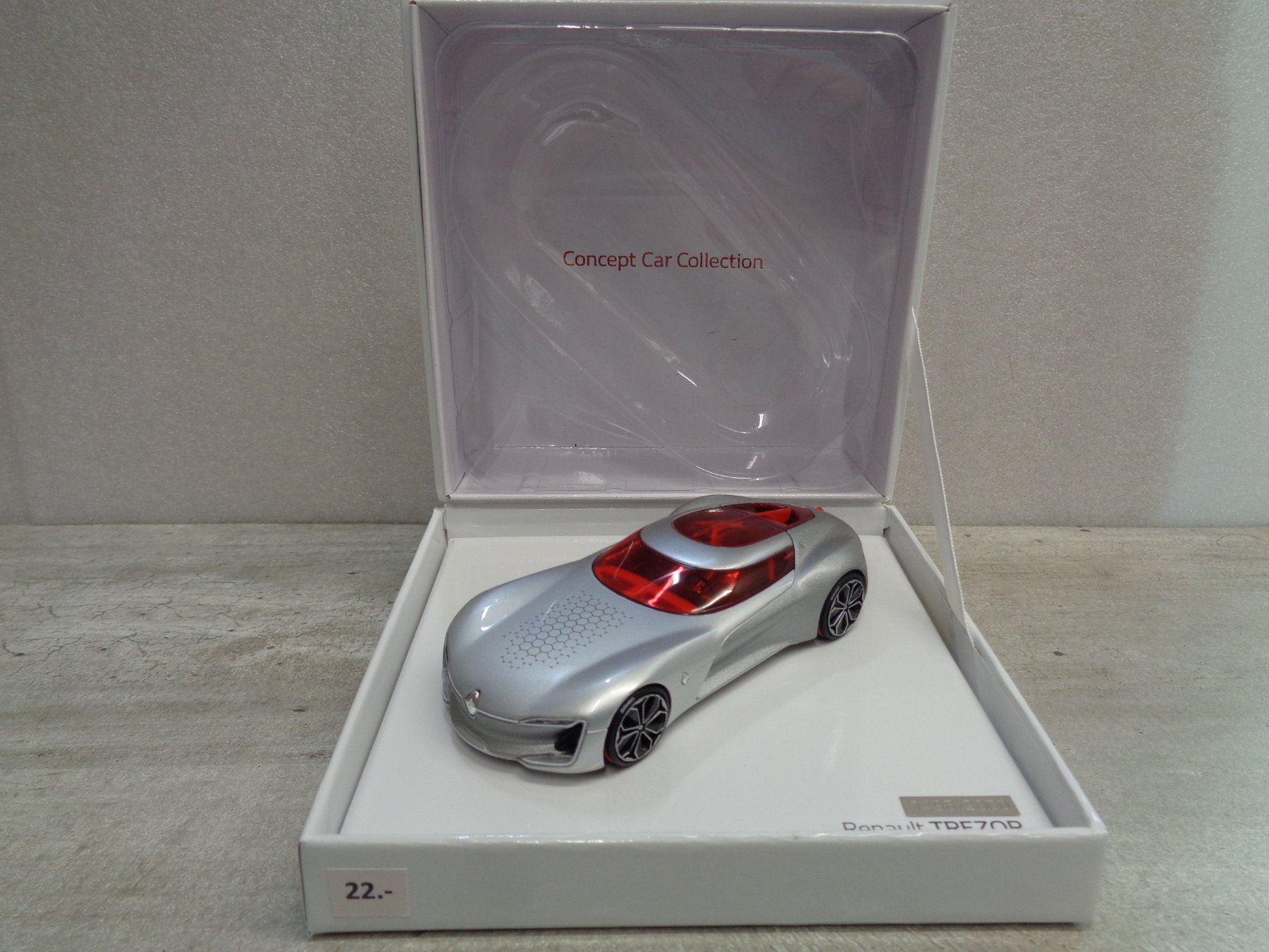 Renault Modellini d'auto: Norev 1:43 Prototype Renault Trezor – Nuovo e nell'imballaggio originale da Reconvilier venduto da rallycar