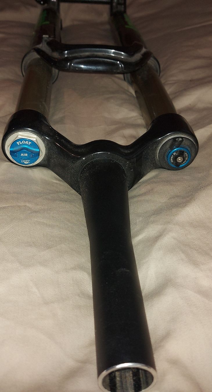 Fox Pezzi di ricambio: Fourche VTT Fox Float Elite, noir & vert – Usato da Genève venduto da Keza 2