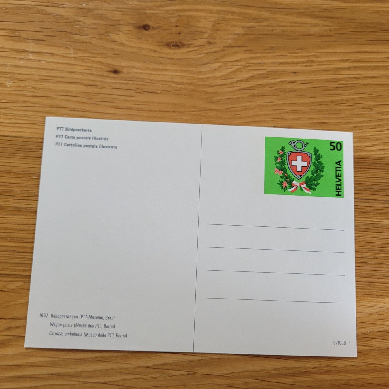 Alle Briefmarken: GS Poste Karte Wagon Post Bern – Gebraucht aus Biel/Bienne von Destockweb
