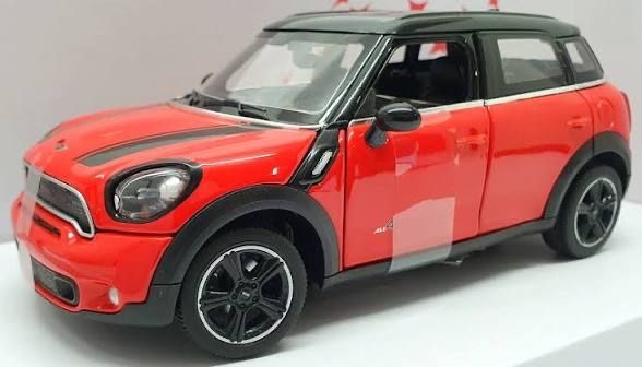 Cooper Modellini d'auto: MINI COOPER S COUNTRYMAN ROT 1:24 RASTAR – Nuovo e nell'imballaggio originale da Suhr venduto da Moebelsiralfred