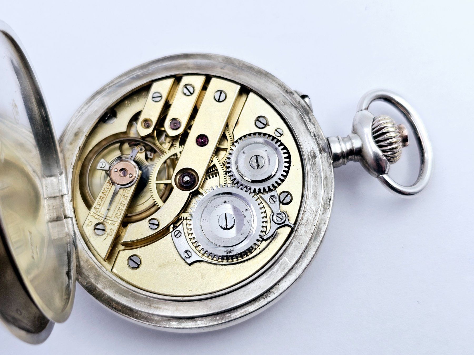 Uhren: Antike Savonette Taschenuhr 800 Silber – Gebraucht aus Bassersdorf von AnkerWatch 2