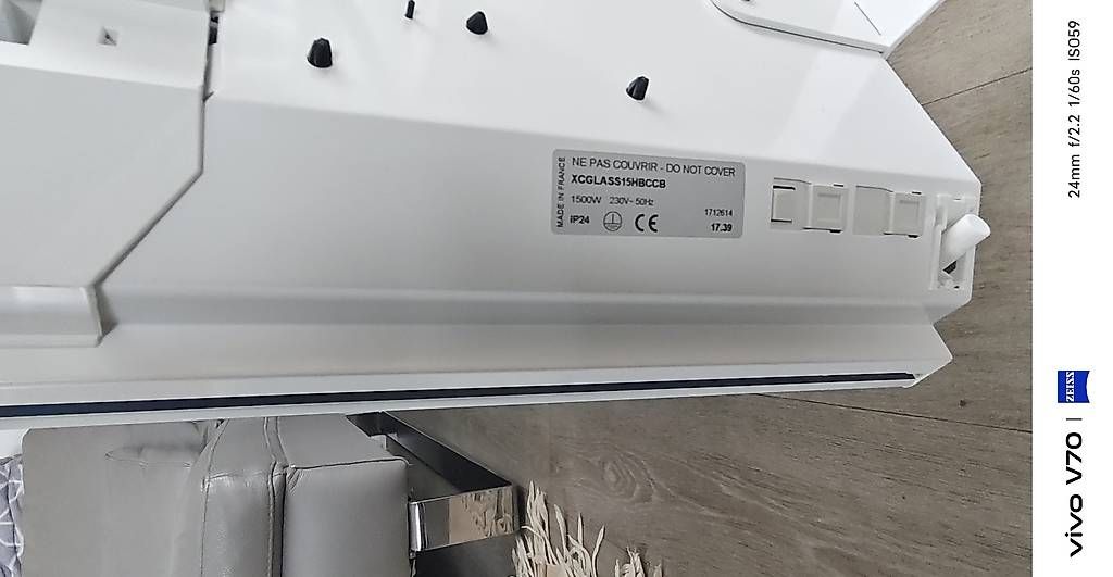 Radiatori: Radiateur électrique 1500 W wifi – Usato da Sugiez venduto da clo_76gd 3