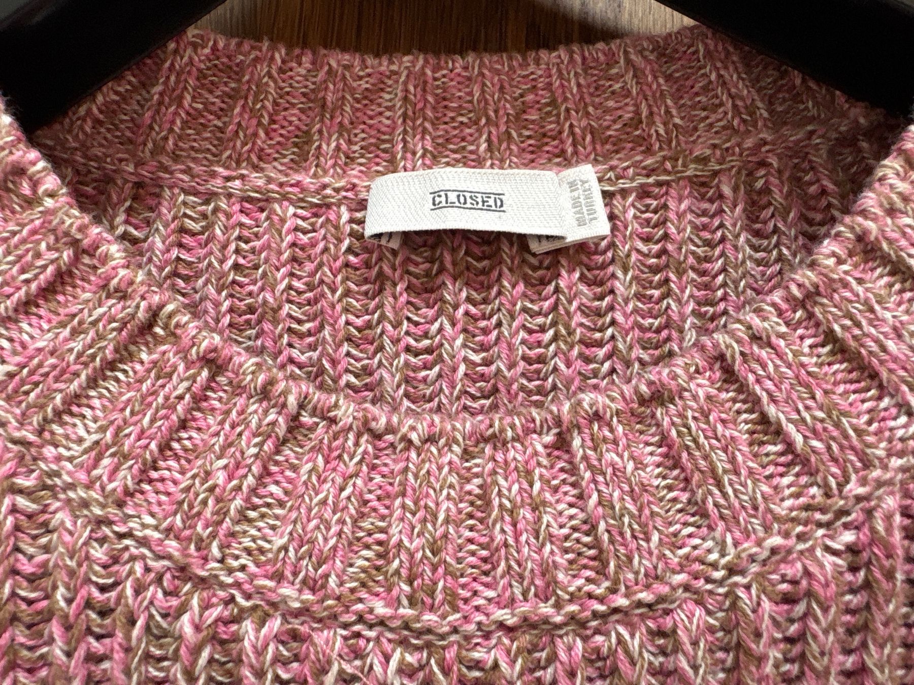 Closed Maglioni & Felpe: Closed Baumwolle Pullover rosa m Kurzarm-Bluse XS/S – Usato da Richterswil venduto da ZueriLake2 2