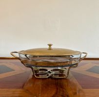 Oval Chafing Speisenwärmer mit Versilberter Decke