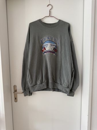 Sweat Brandy Melville Niagara Falls gris avec taches