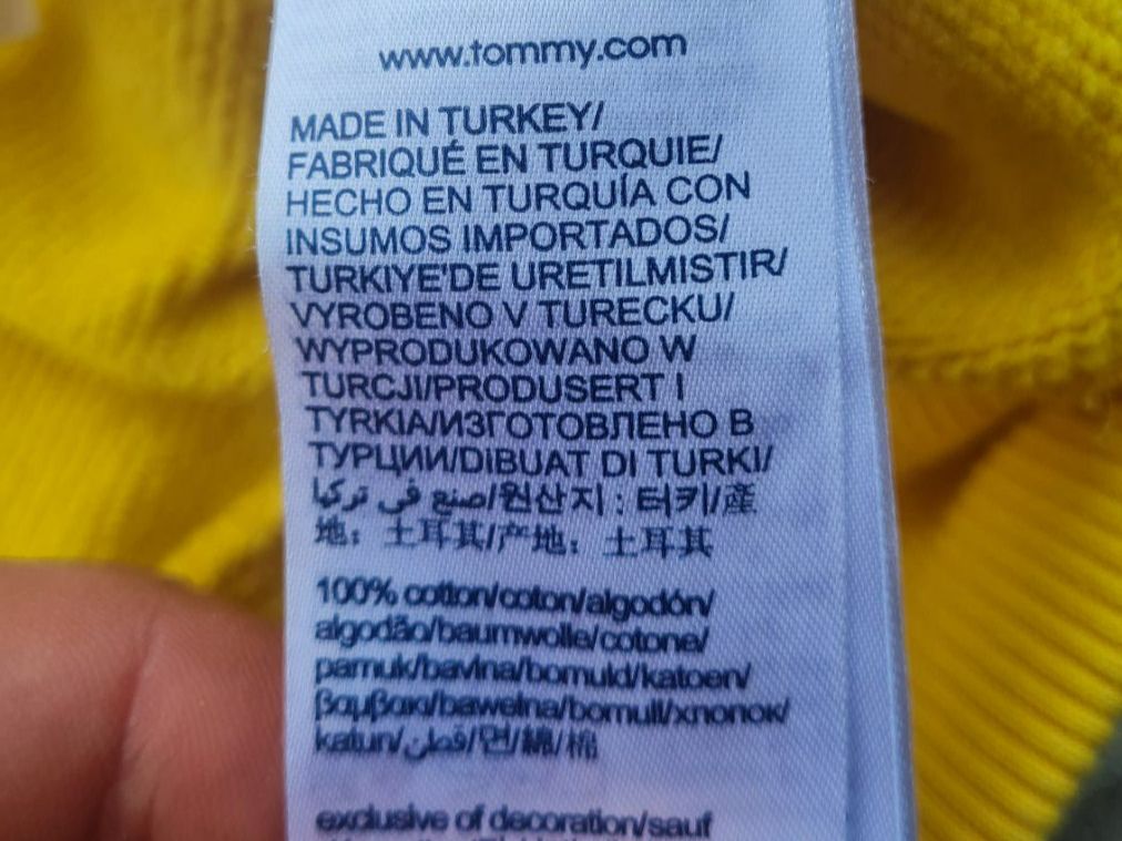 Tommy Hilfiger Pullover & Sweatshirts: Tommy Hilfiger / Pullover / Pulli / Hoodie / Herren / Gelb – Gebraucht aus Safenwil von Husqi2000 8