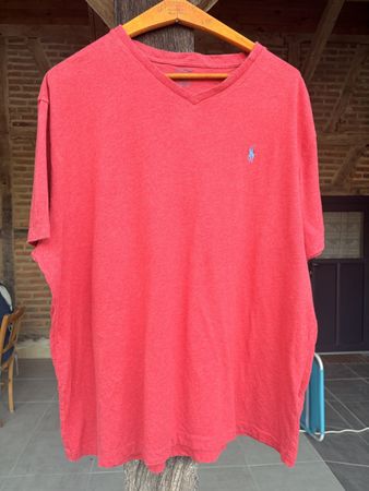 T-shirt Ralph Lauren rouge - Taille XL