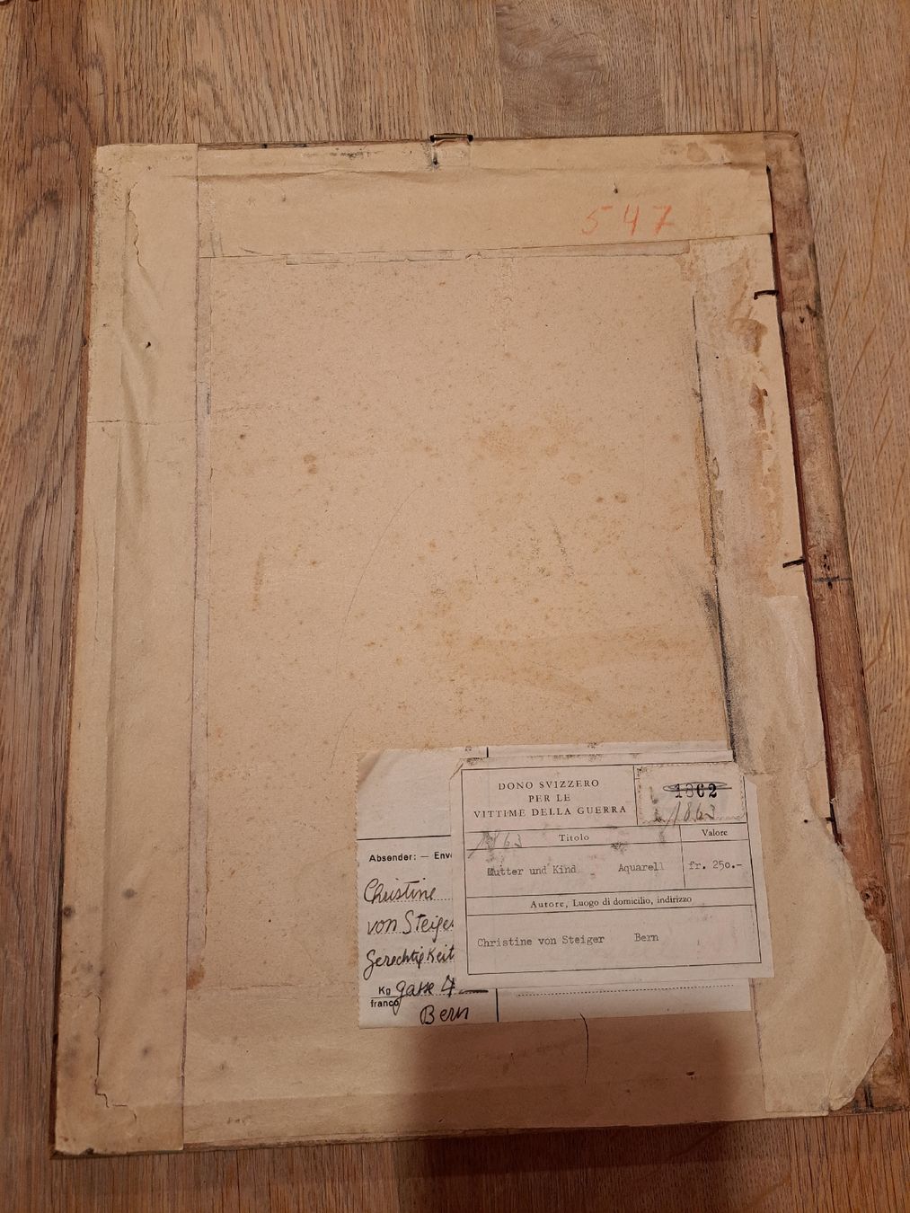 Dipinti: Antikes Aquarell Bild – Usato da Rehetobel venduto da hobirot01 6