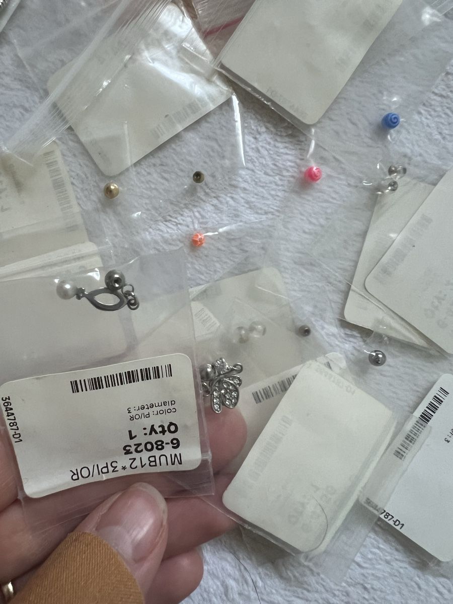 Gioielli per piercing: Lot de piercings neufs – Nuovo e nell'imballaggio originale da Ropraz venduto da Angy.ruiz 8