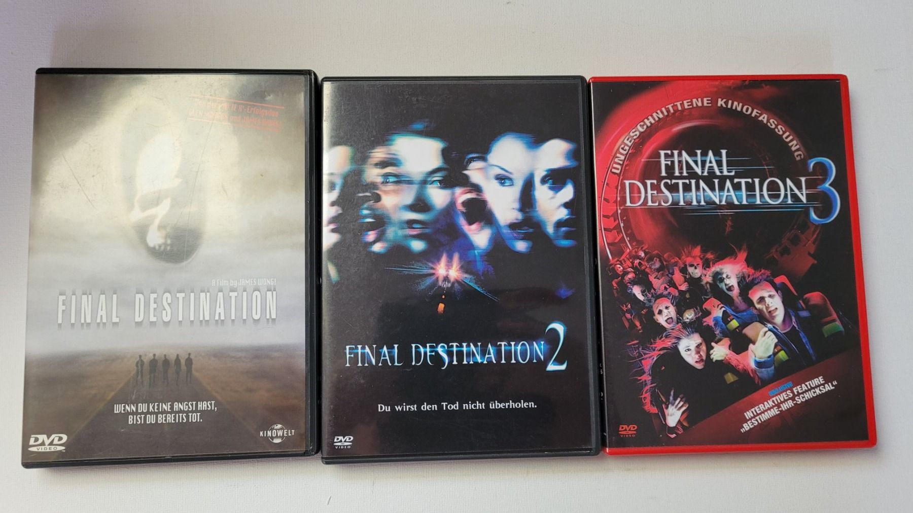 Tous les DVDs: FINAL DESTINATION 1 - 3 – D'occasion à Neftenbach par Mador6