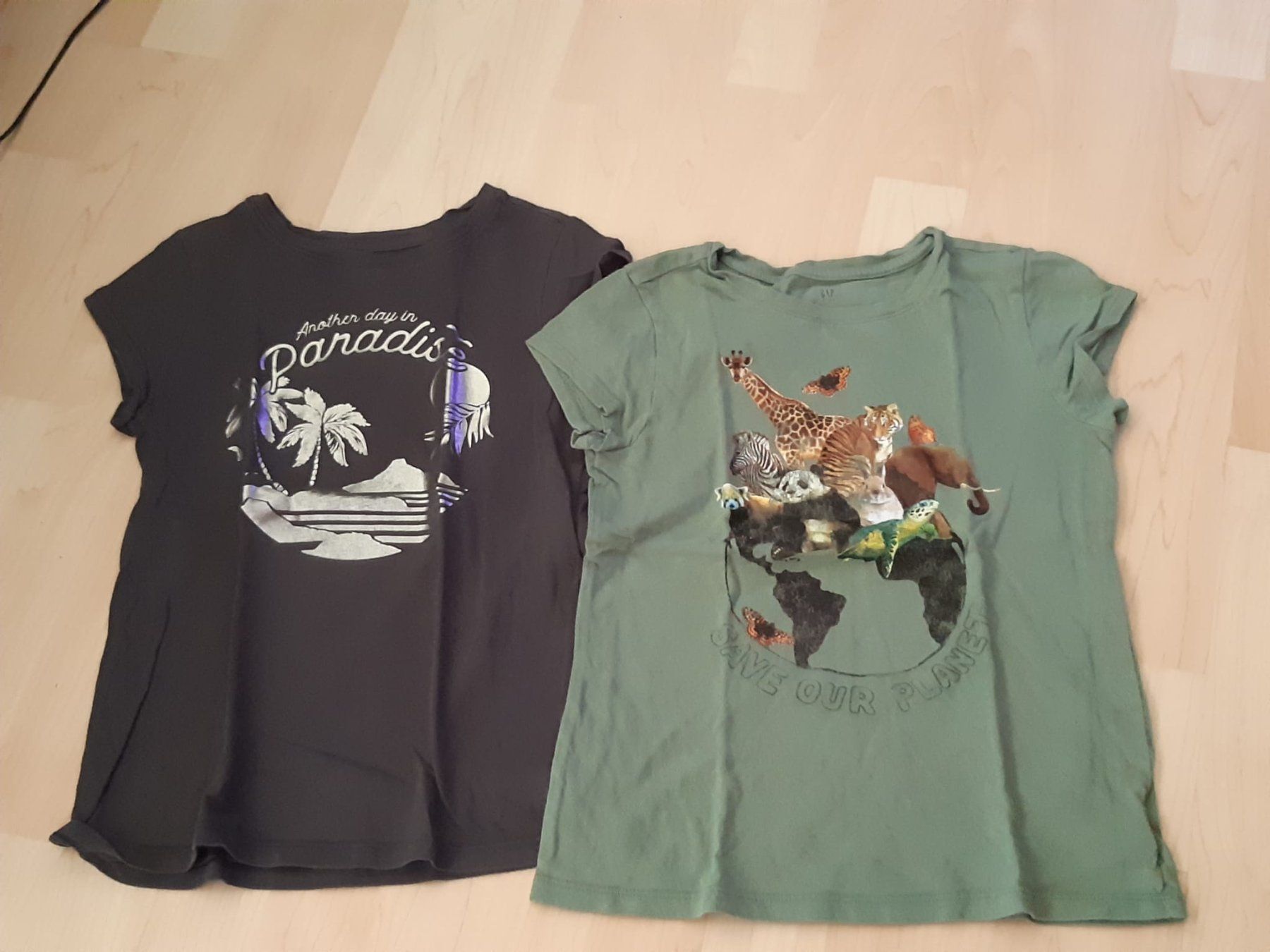 Gap Camicette, T-shirt & Top: 2x GAP T'SHIRT, MÄDCHEN, Gr. L (kinder) – Usato da Sachseln venduto da jocaso