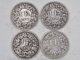 1 FR 1876 Lot 4 Stück