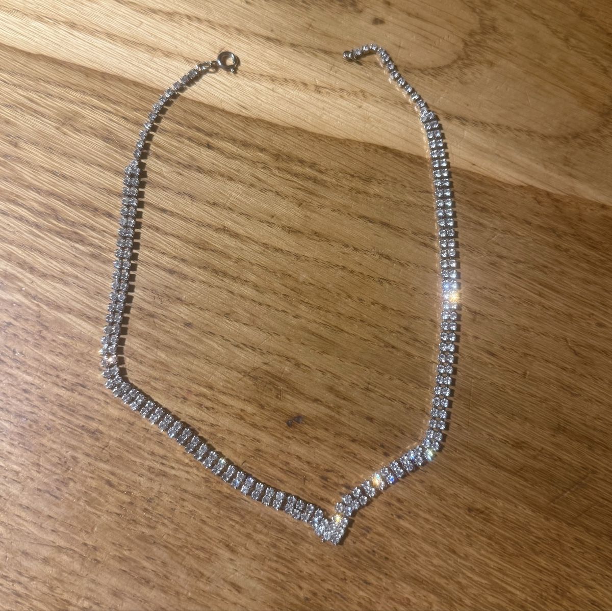 Catenine: Halskette mit Strasssteinen vintage Still – Usato da Siebnen venduto da koschitoschi 4