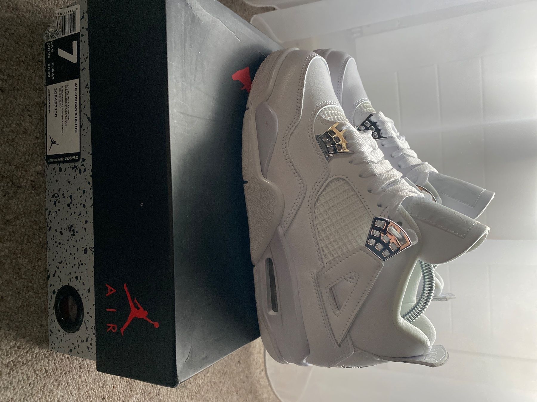 Jordan Scarpe da uomo: Jordan 4 pure money NEU! – Nuovo e nell'imballaggio originale da Herisau venduto da Rdavidson 1