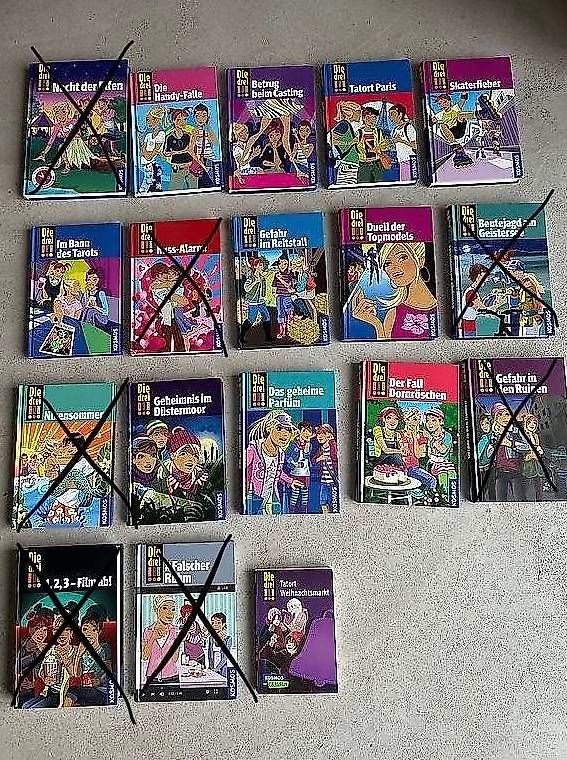Libri: Die drei !!! Bücher – Usato da Domat/Ems venduto da lut_96v7