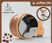Kaffee Distributor / Kaffee Verteiler 58mm mit Holzgriff Neu