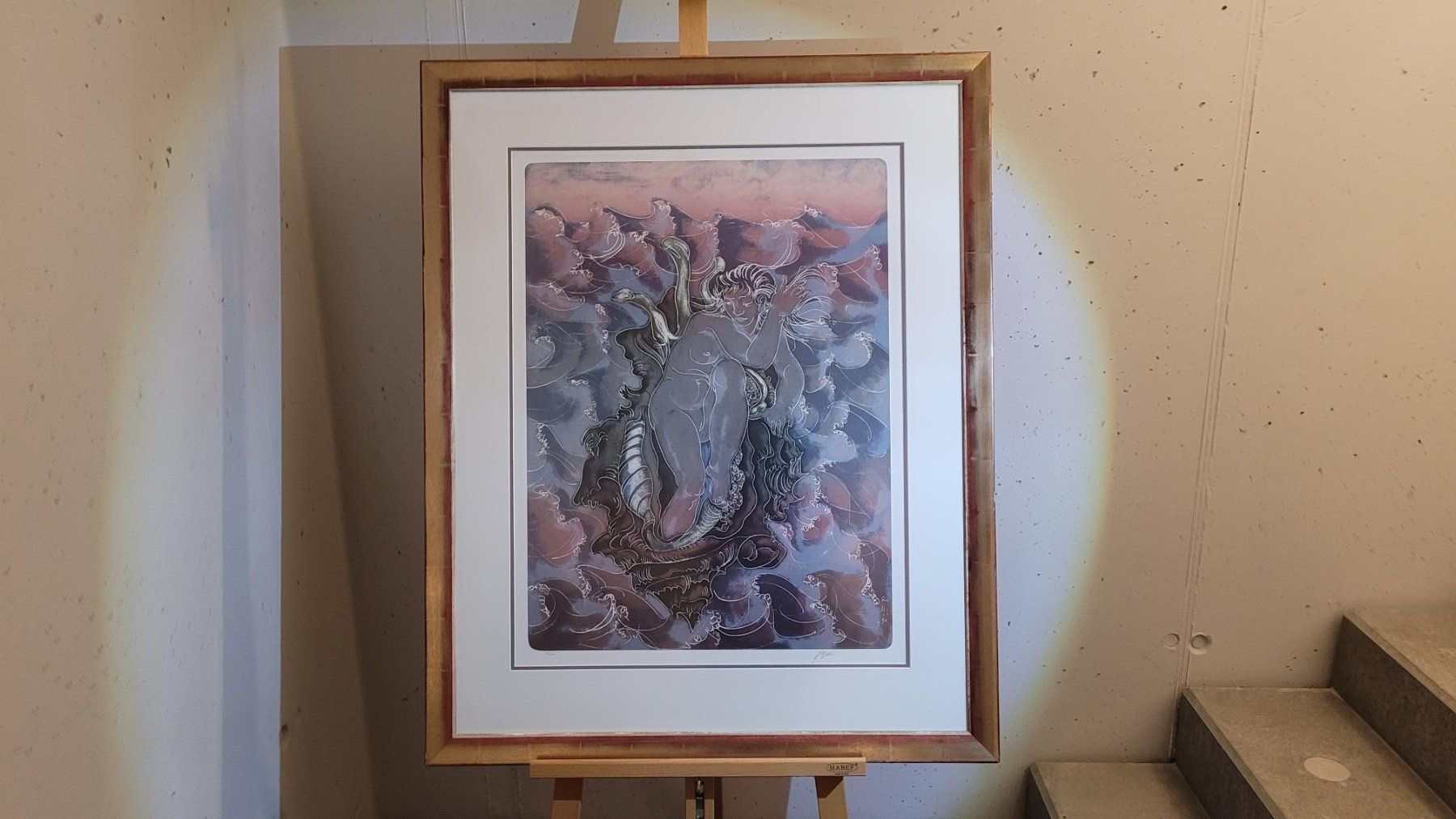Grafica & Litografie: *** ERNI HANS, "Schaumgeborene" Lithographie *** – Usato da Luzern venduto da Luzern1 1
