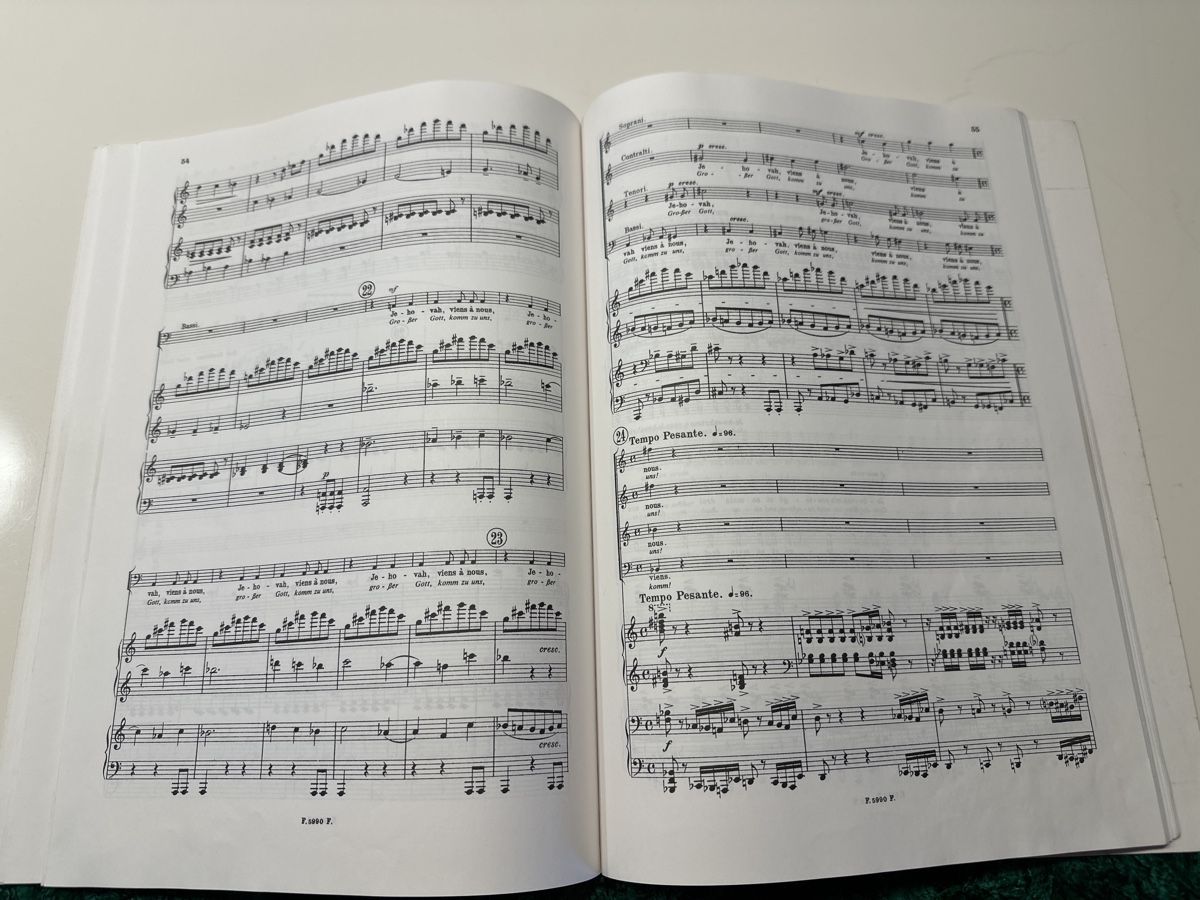Libri: Honegger: Le Roi David, Klaviernoten, Gesangbuch – Usato da Wald ZH venduto da Martin79 6