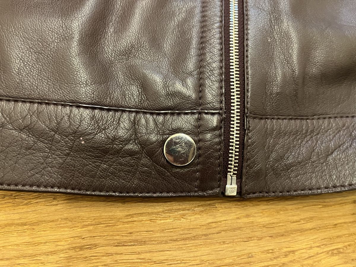 Massimo Dutti Jacken: Lederjacke Massimo Dutti kaffeebraun Gr. L – Gebraucht aus Schindellegi von Zurpan 3