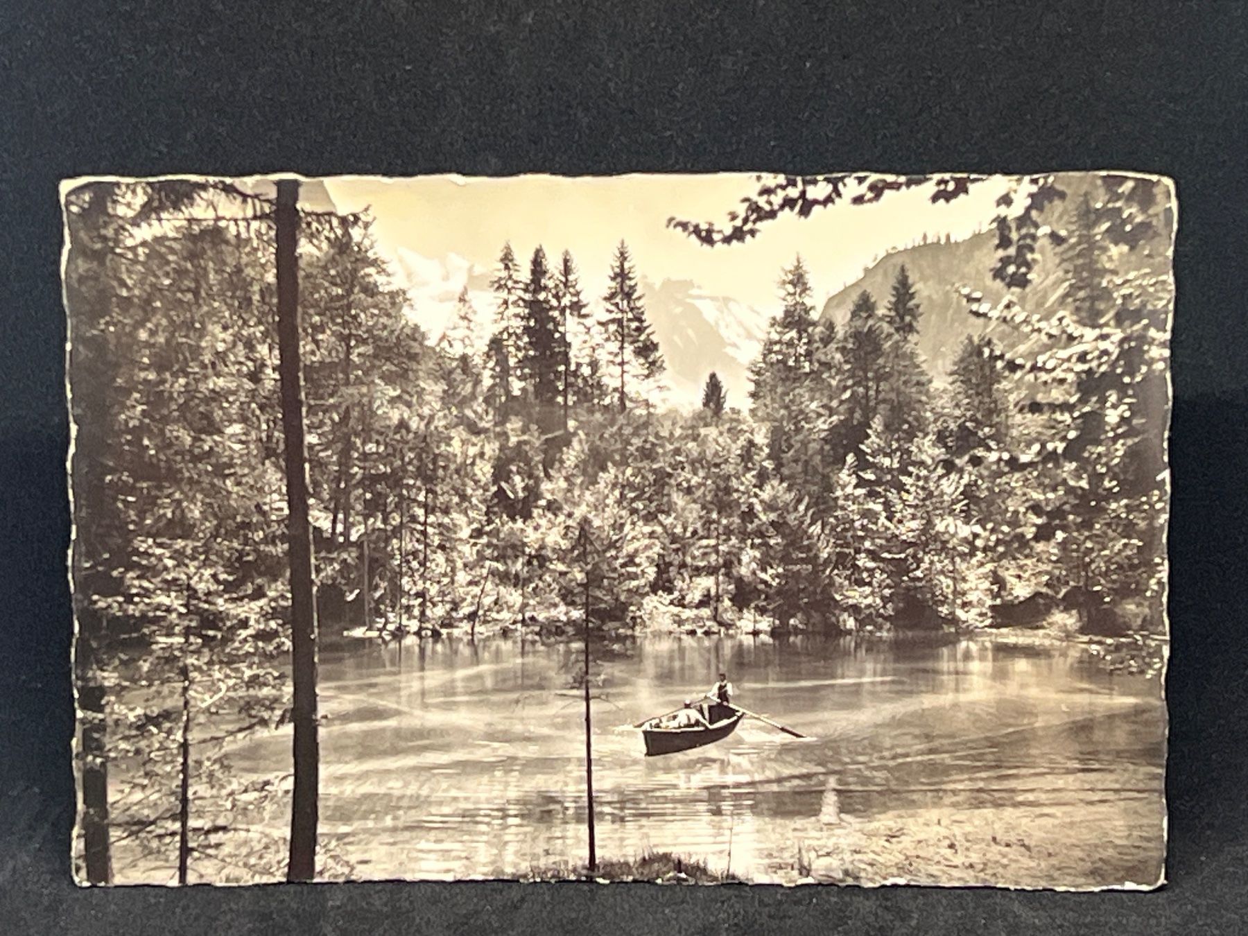 Cartoline postali: Blausee im Kandertal, Doldenhorn – Usato da Widnau venduto da Brusi9