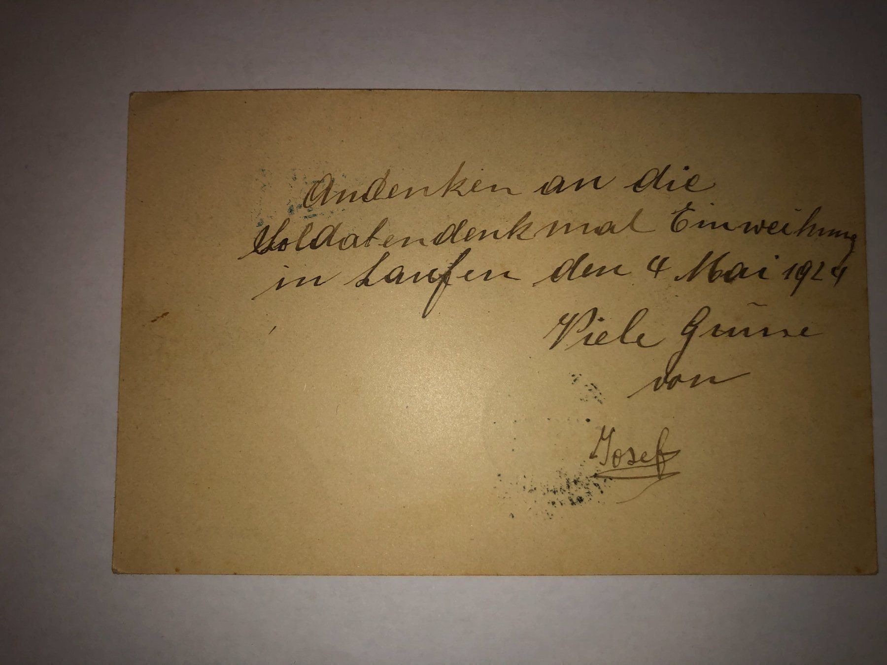 Tutti i francobolli: 10Rp.mit Luftpost L5, 25 Rp. von 1919 AK – Usato da Hefenhofen venduto da Bierinder 1
