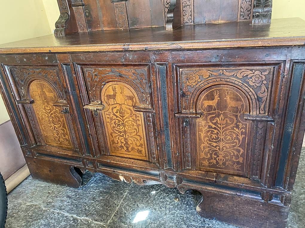 Büffets: Antique Engadiner Holz Buffet / Schrank – Gebraucht aus Campascio von Ji_2qrh 1