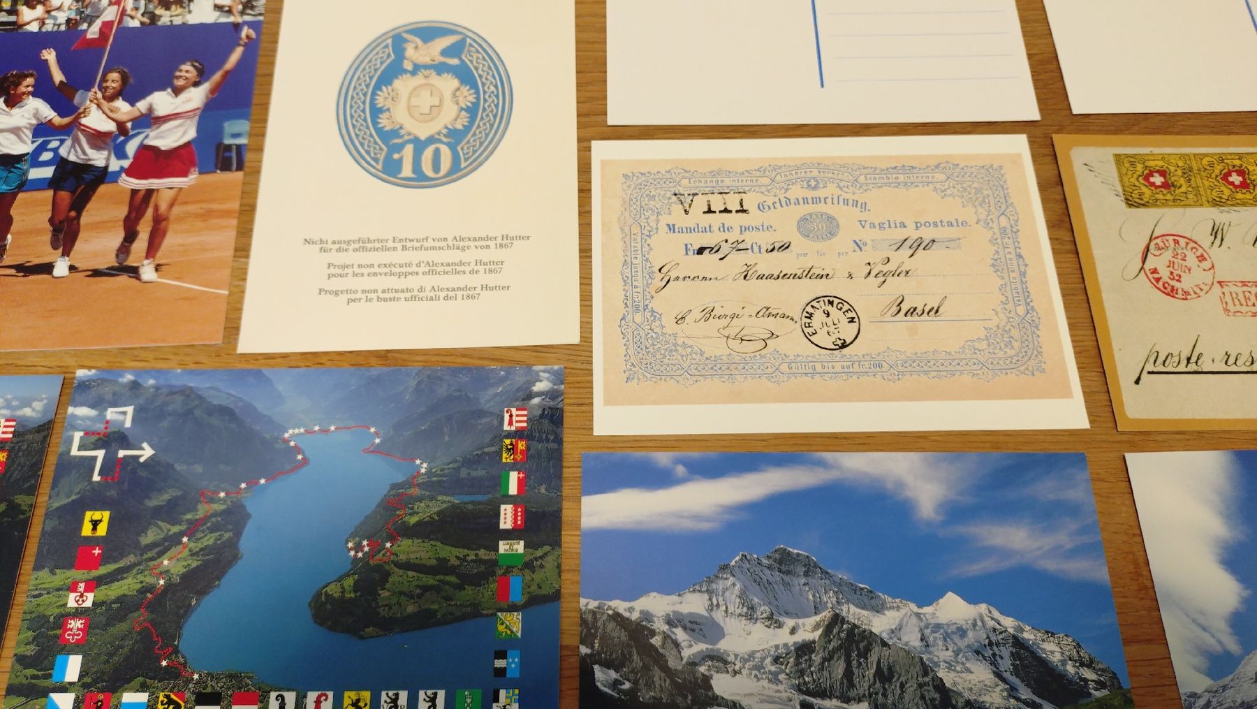 Tutti i francobolli: 41 Postkarten mit ET Stempel und ohne Stempel – Nuovo (secondo la descrizione) da Tägerschen venduto da cupra81 3