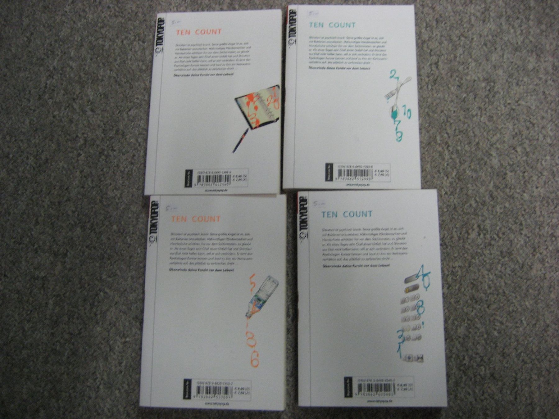 Fumetti: Ten Count 1,2,3,4 – Usato da Bottighofen venduto da Spiderman61 1