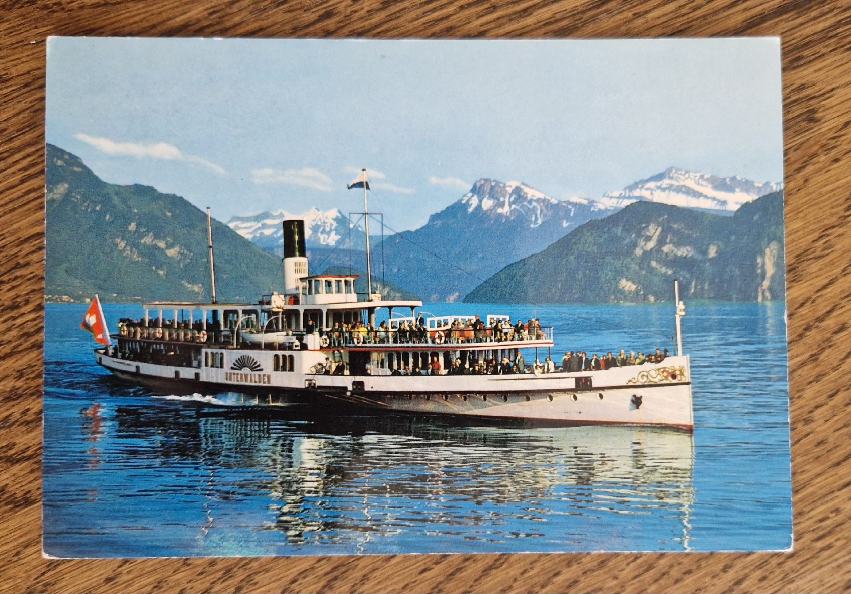 Cartoline postali: Dampfschiff Unterwalden – Usato da Ebikon venduto da Donar50